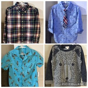 Boys Size 5 Polo, Cat & Jack, Arizona Jean Co, and Kids Headquarters 4 piece lot